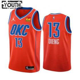 NBA Oklahoma City Thunder Trikot Ousmane Dieng 13 Jordan 2022-23 Statement Edition Orange Swingman - Kinder